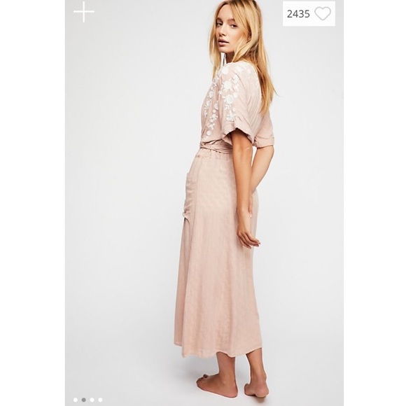 Free People Love To Love You Midi Dress - Picture 2 of 5